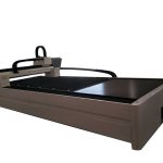 doska / rúrka kovový laser rezací stroj jediný pracovný stôl